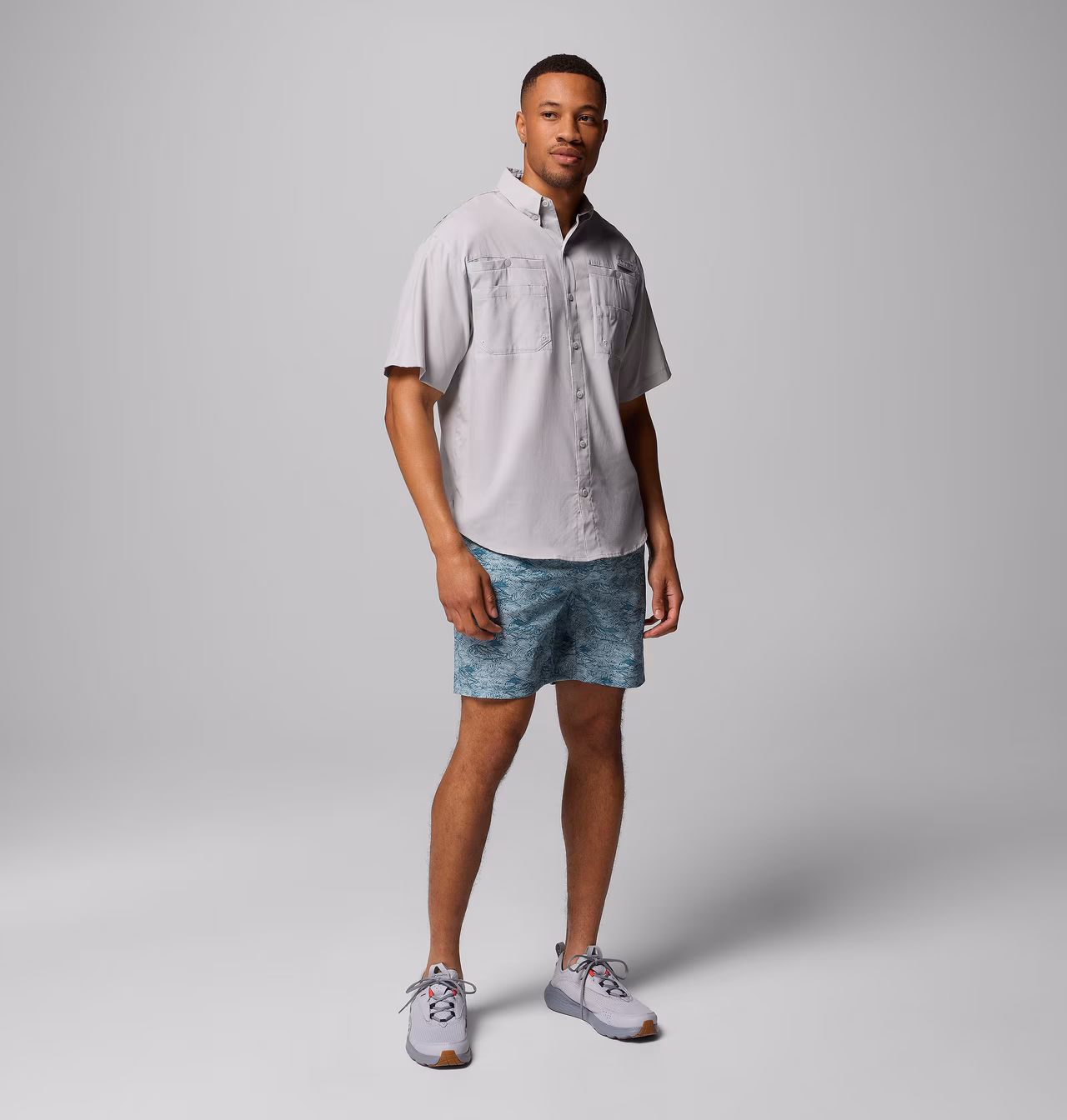 SHORT MASCULINO COLUMBIA PFG RAMBLER PRINTED WATER – foto 2